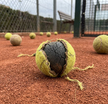 Before - "I used to throw away cans of balls every two matches. Now they last me for weeks without losing bounce."